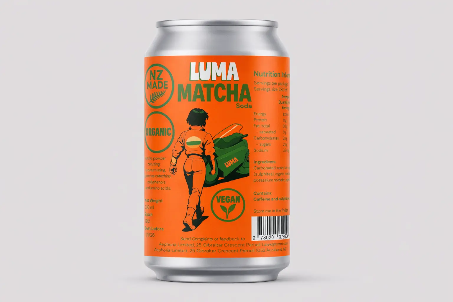 Luma matcha soda