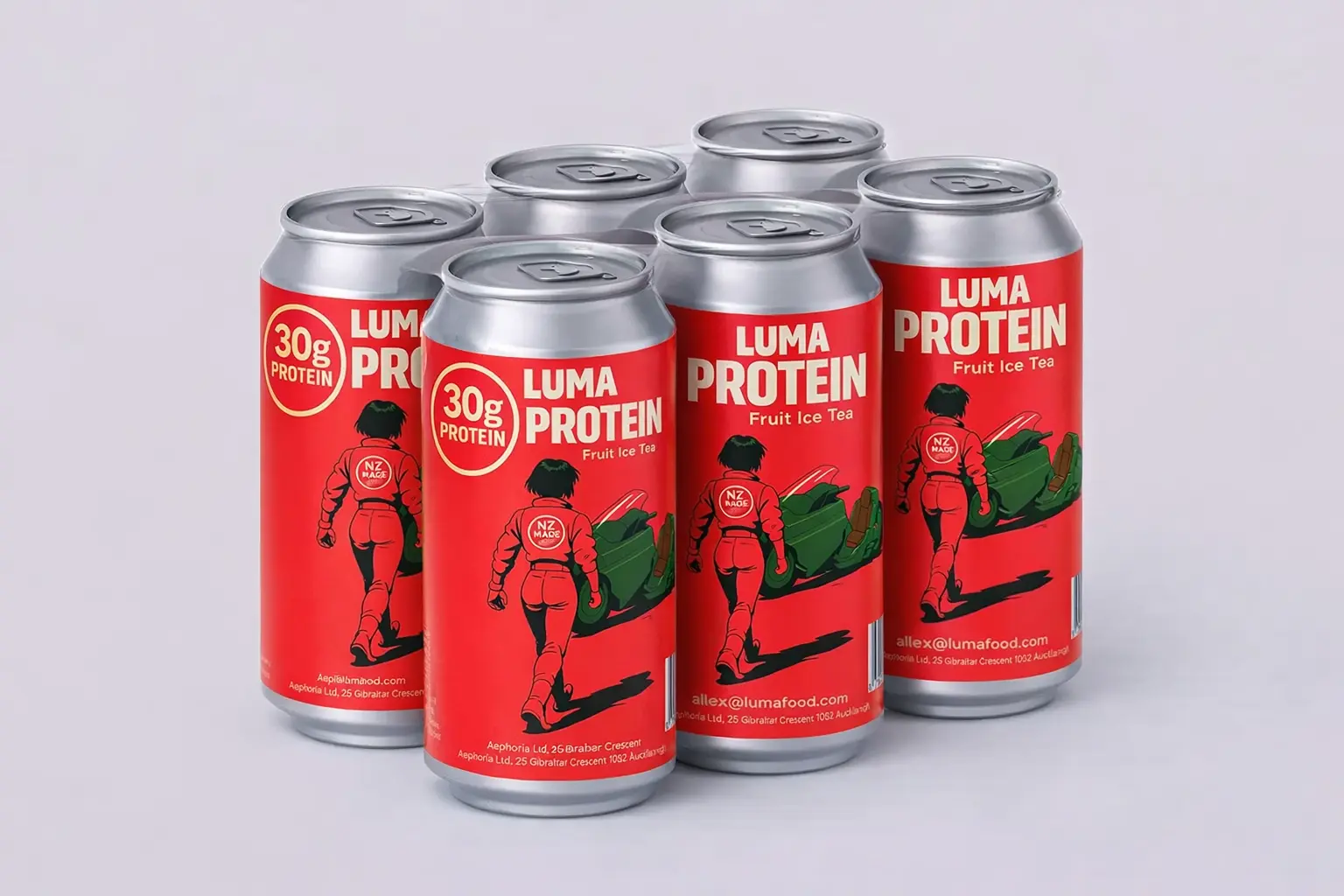Luma Protein Ice Tea Fruit – high protein iced tea NZ